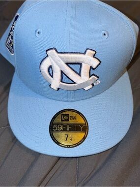 New Era Light Blue 59FIFTY Fitted Cap with White Trim